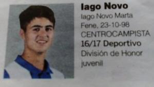 Iago Novo (Laracha C.F.) - 2017/2018